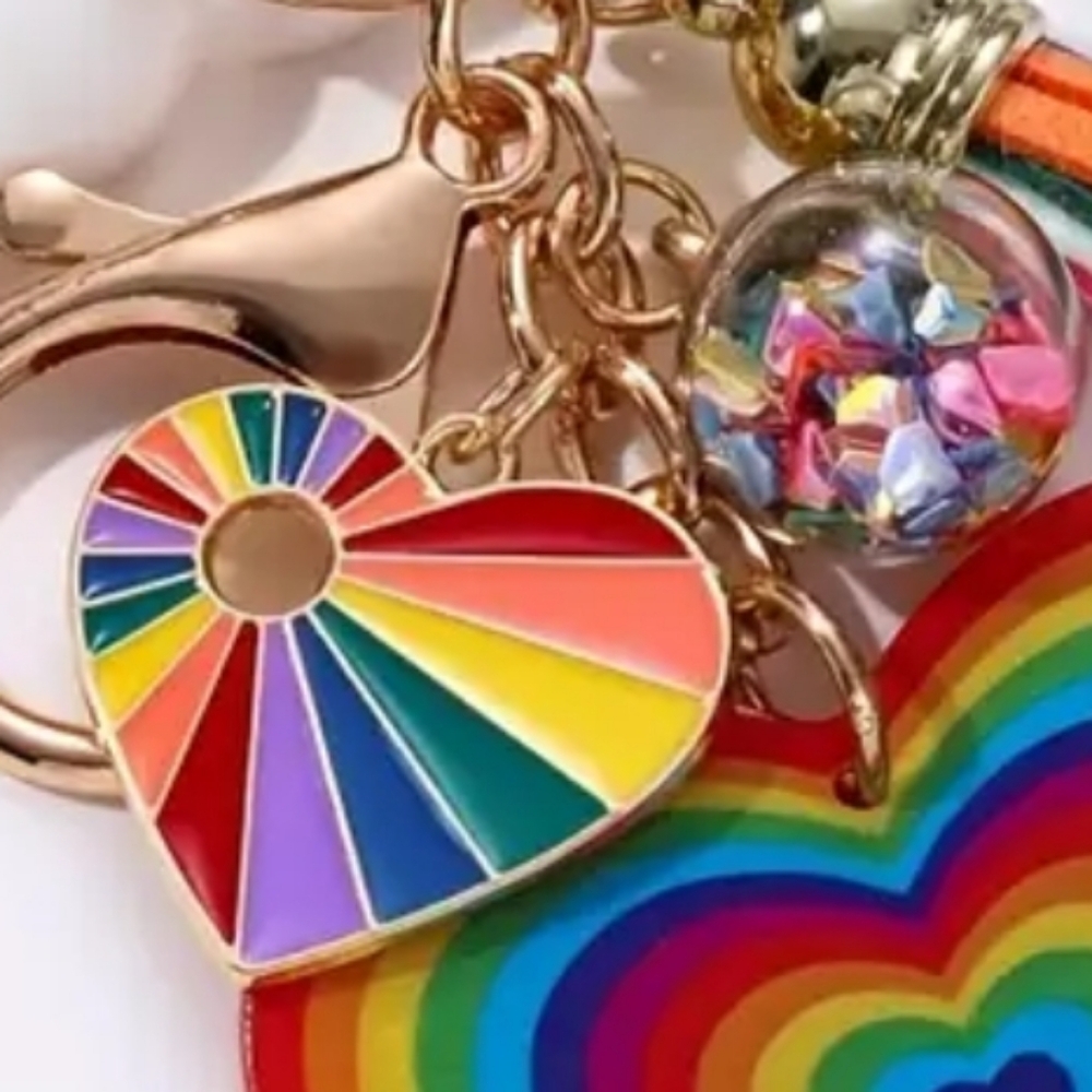 Rainbow Keychain Rainbow🏳️🌈🌈 - Picture 2 of 2